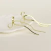 Petite Bow Bar Earrings