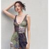 VintageMuse Mermaid Bodycon Dress