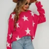 Starry Vibes Dropped Shoulder Sweater