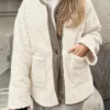 Plush Lambskin Winter Coat