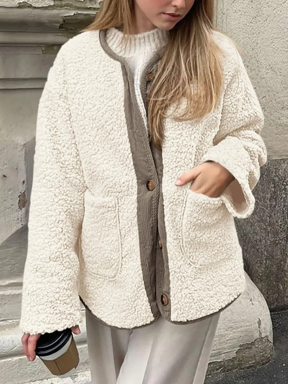 Plush Lambskin Winter Coat