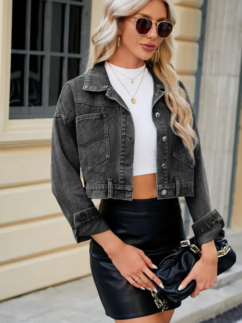 WashedSlim Denim Jacket