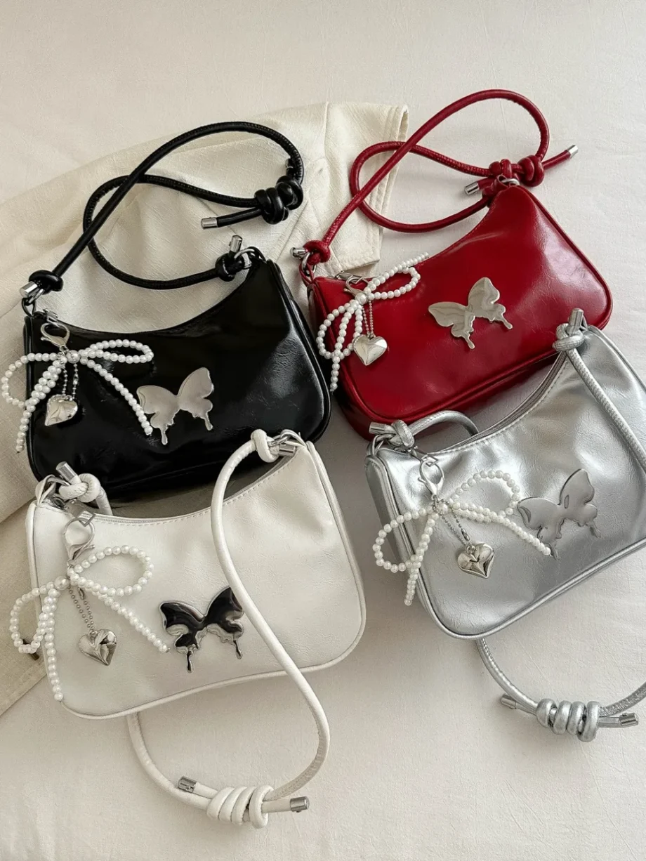 FlutterBow PU Purse
