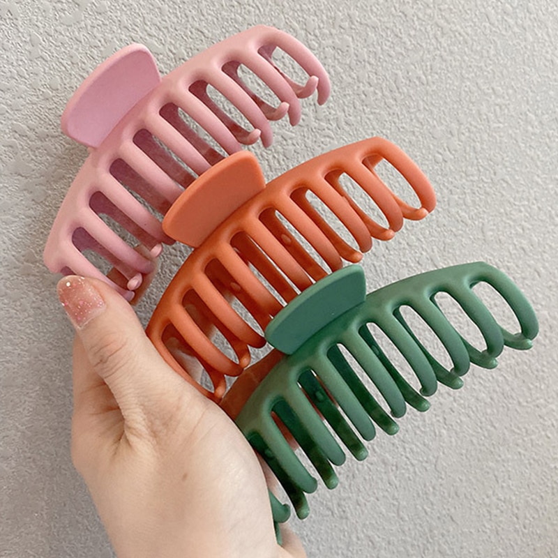 Korean Luxe Solid Hair Claws