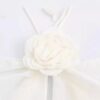 White floral camisole vest