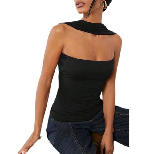 Strapless Camisole top with reverse hanging neck