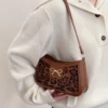 Leopard Luxe Bow Bag