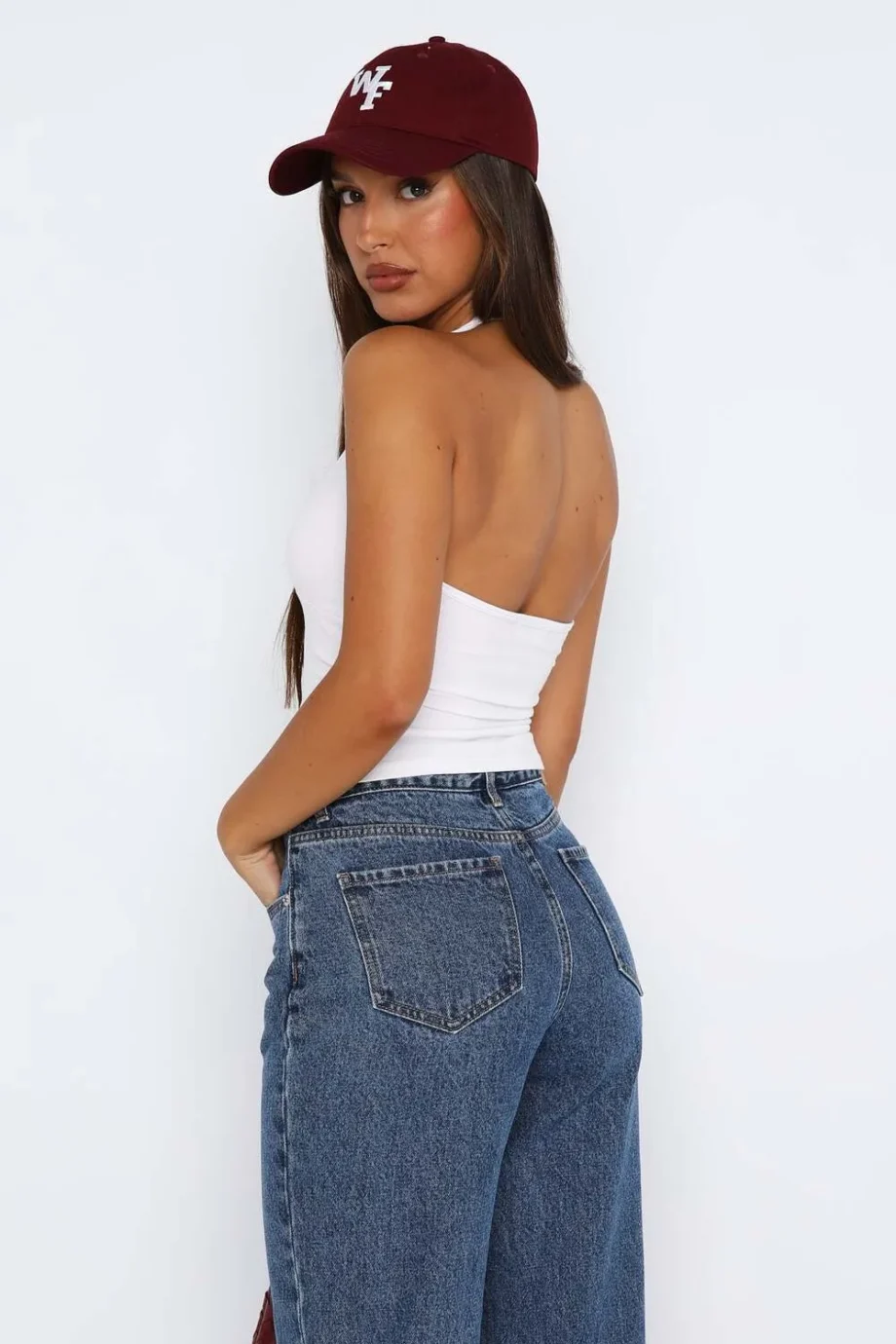 Halter Luxe Cropped Cami
