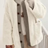 Plush Lambskin Winter Coat