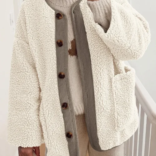 Plush Lambskin Winter Coat