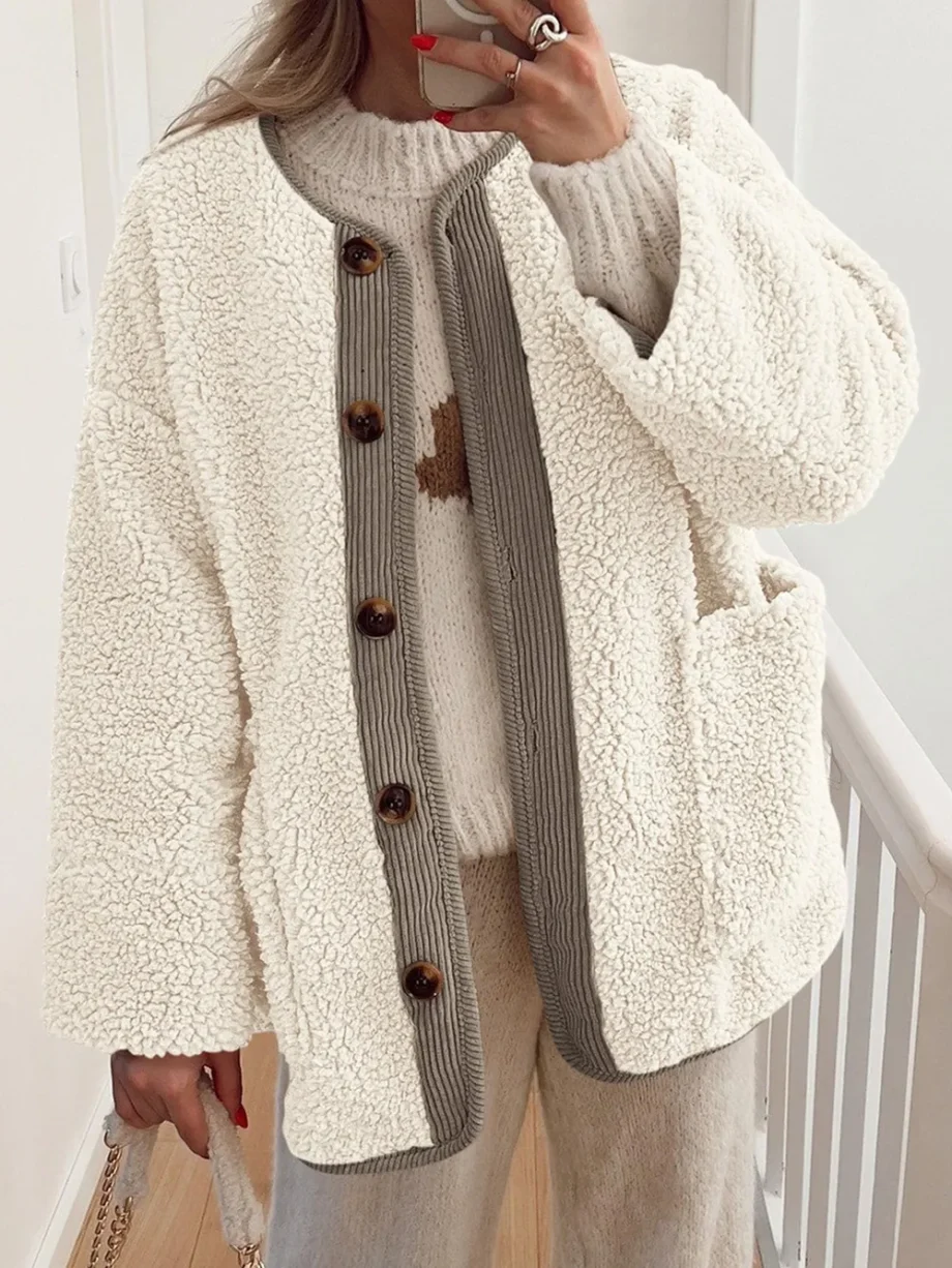 Plush Lambskin Winter Coat