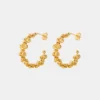Copper Halo Earrings