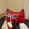 FlutterBow PU Purse