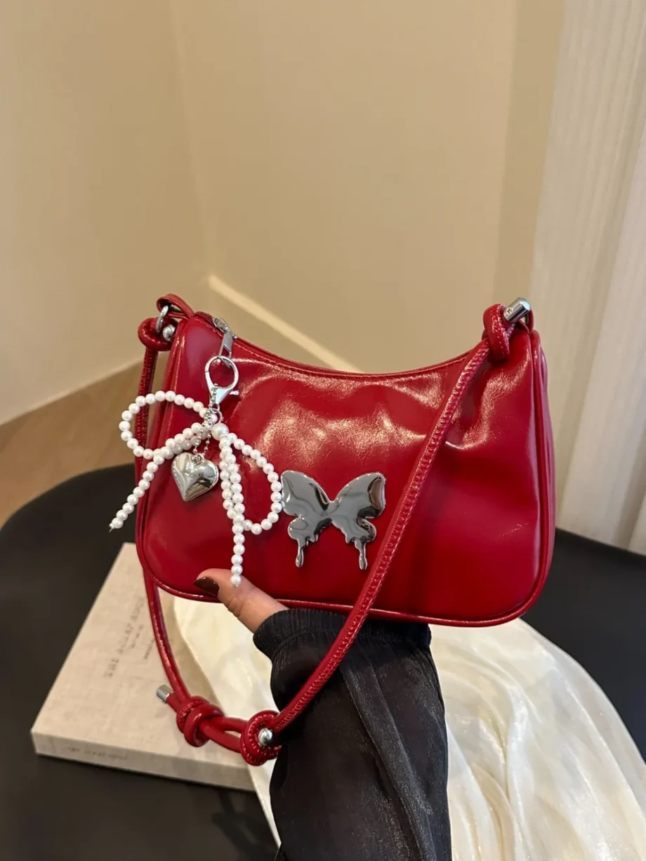 FlutterBow PU Purse