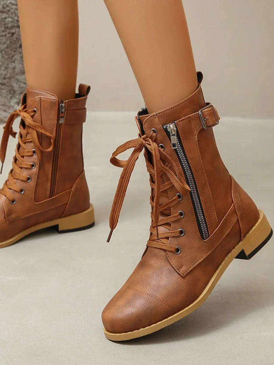 LaceUp Luxe Boots