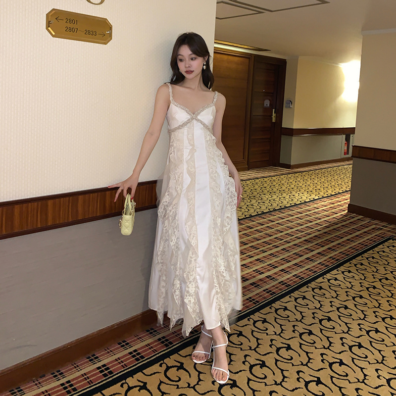 Lace camisole dress
