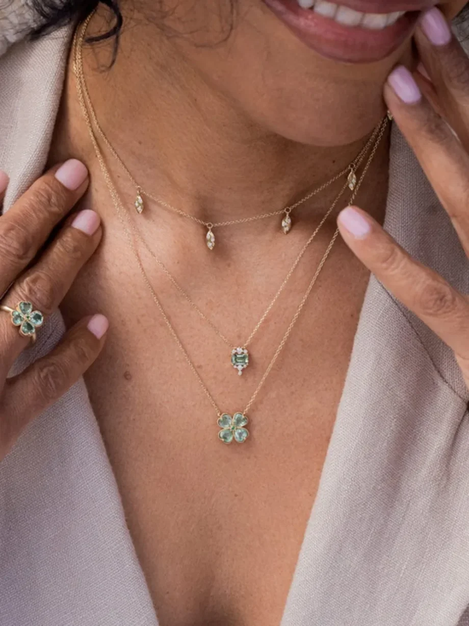 Lucky Charm Clover Necklace