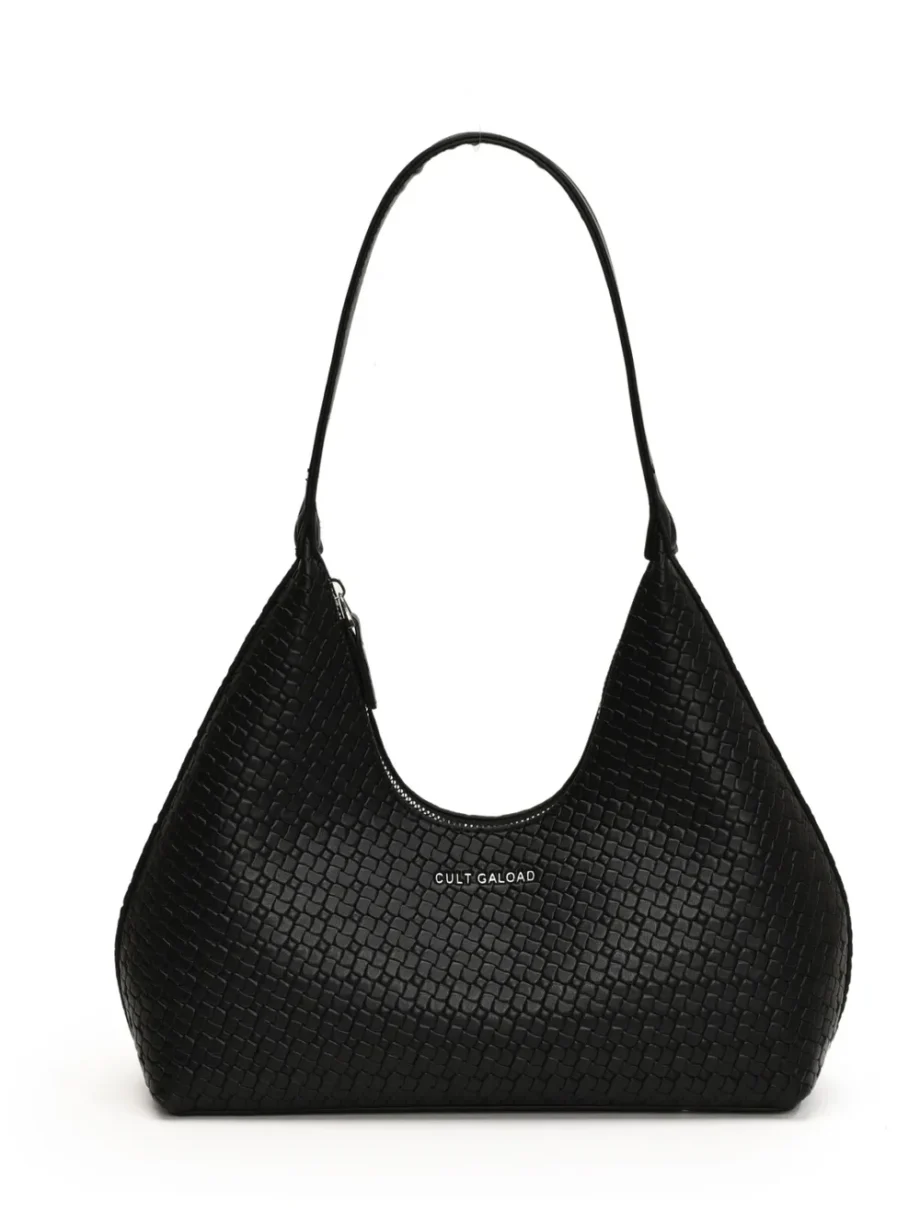 Moonlit Leather Shoulder Bag