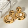 GoldenCut Earrings