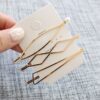 Golden Pearl Hair Accessories Set