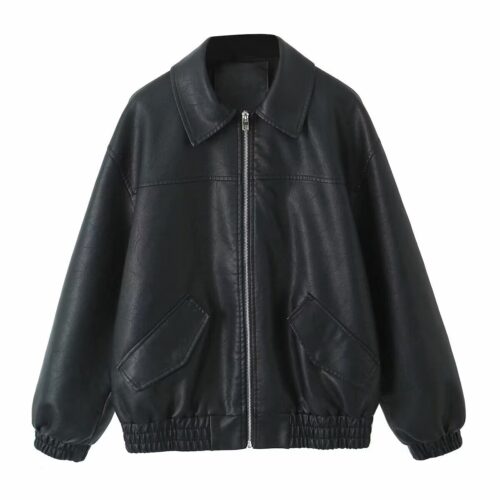 VintageWashed Leather Jacket