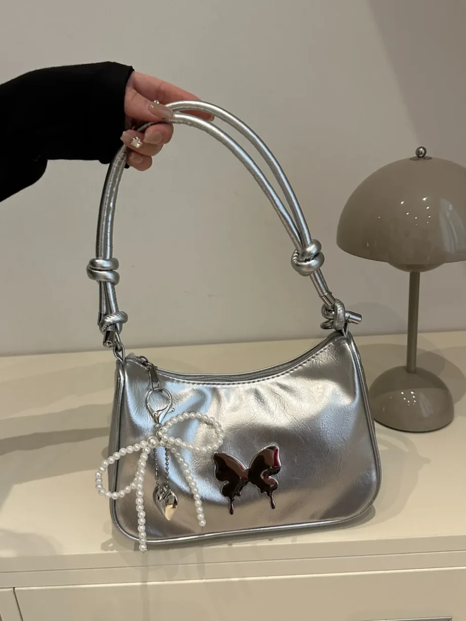FlutterBow PU Purse