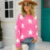 Starry Vibes Dropped Shoulder Sweater
