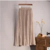 Cotton Linen Maxi Skirt