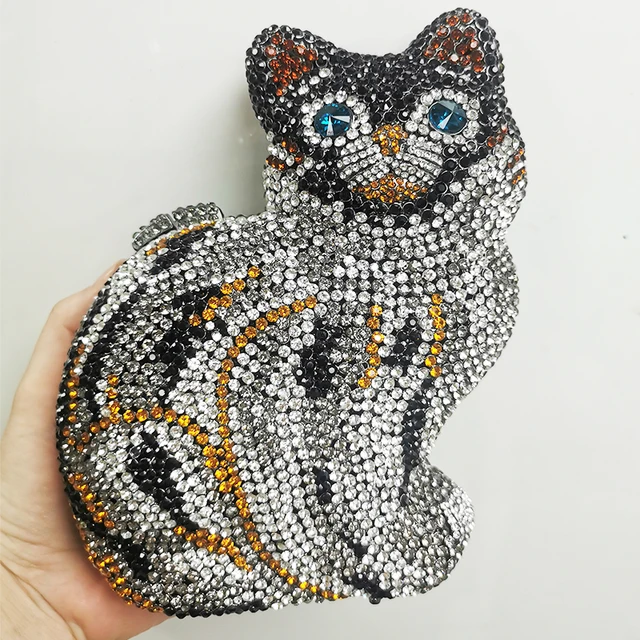 WhiskerSparkle Crystal Purse