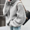 Cozy Turtleneck Knit Sweater