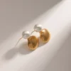 Golden Shell Earrings