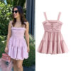Pleated Camisole Dress