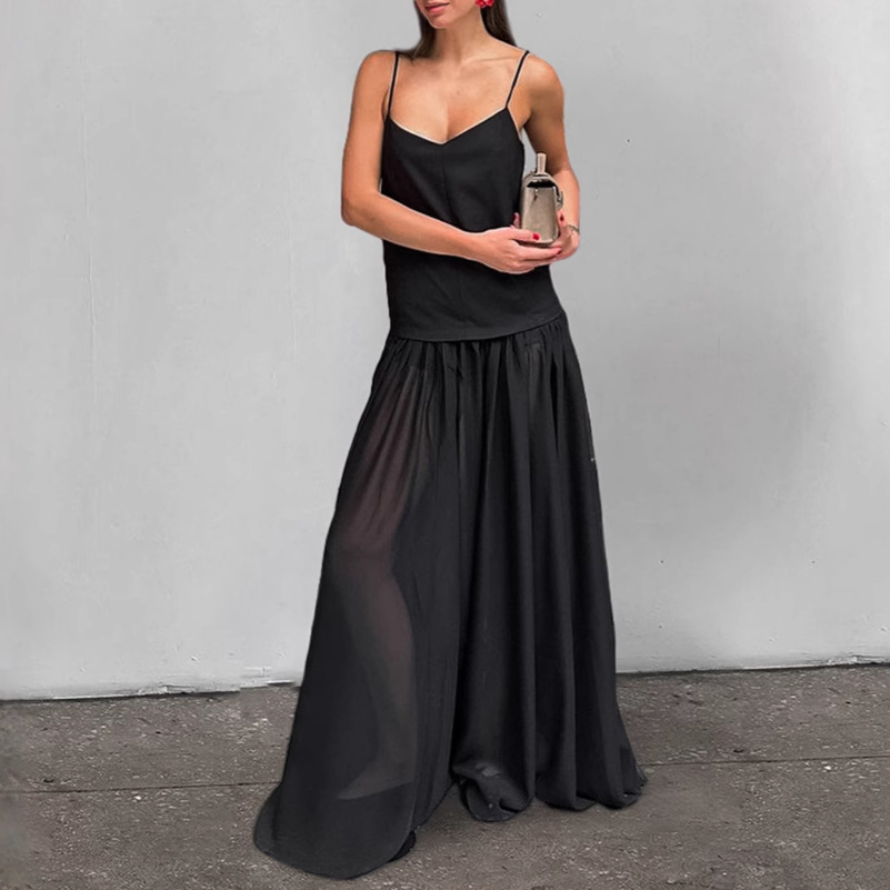 V-neck camisole dress