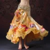 Long Full Circle Wrapped Ruffle Skirts