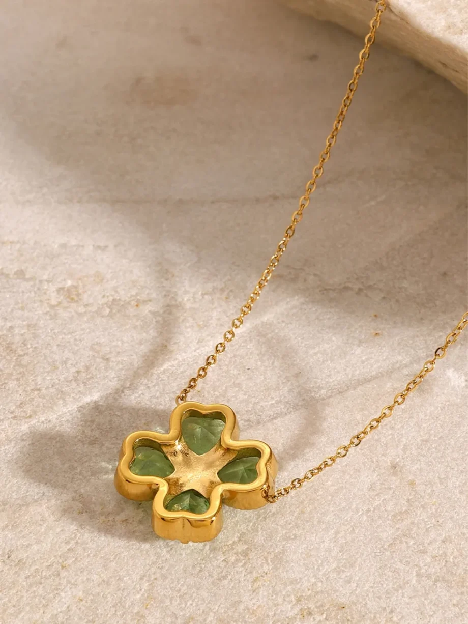 Lucky Charm Clover Necklace