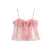 Sequin camisole top for women