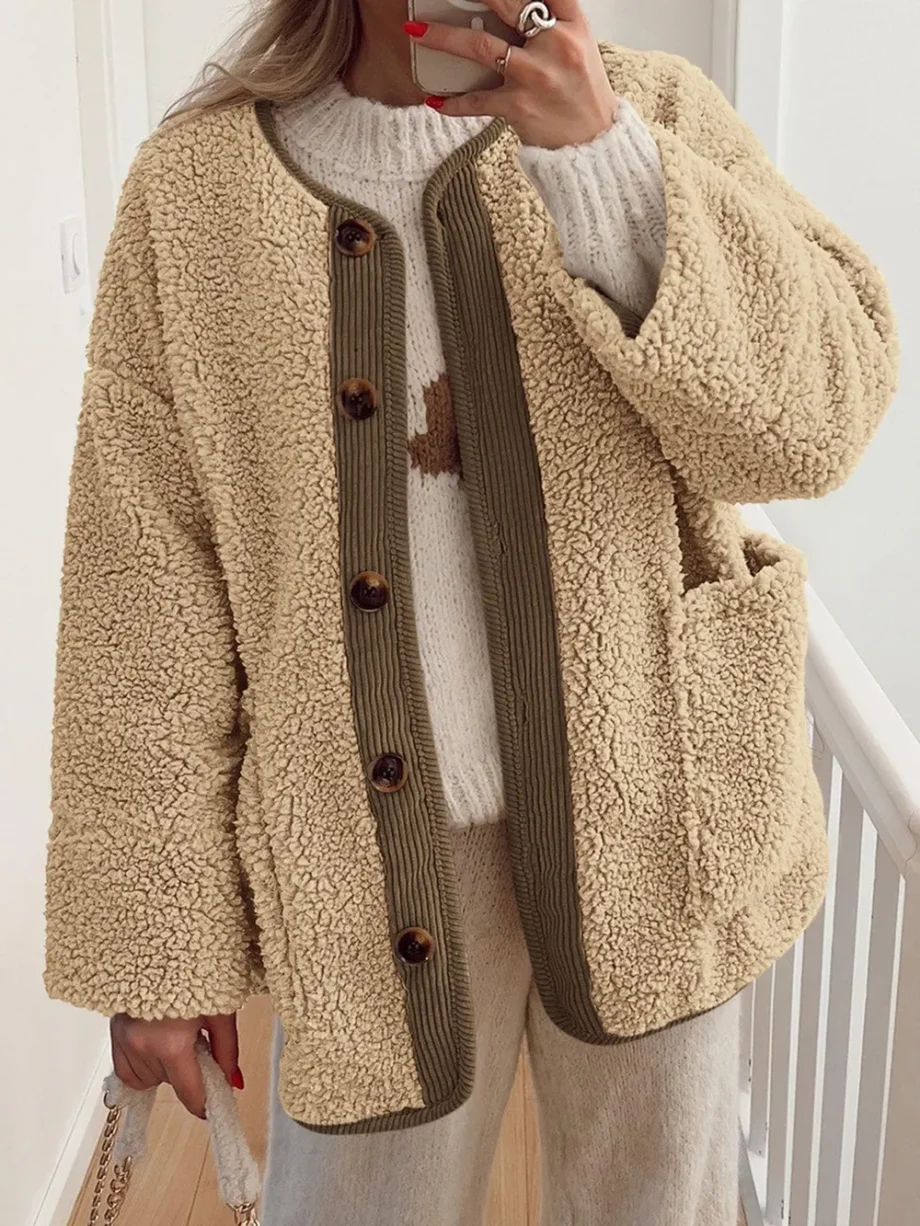 Plush Lambskin Winter Coat