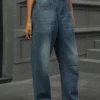 Sunwashed Wide-Leg Jeans
