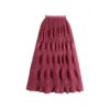 High Waist Folds Skirt