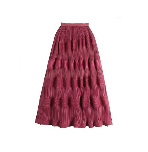 High Waist Folds Skirt