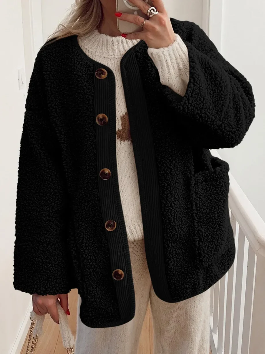 Plush Lambskin Winter Coat