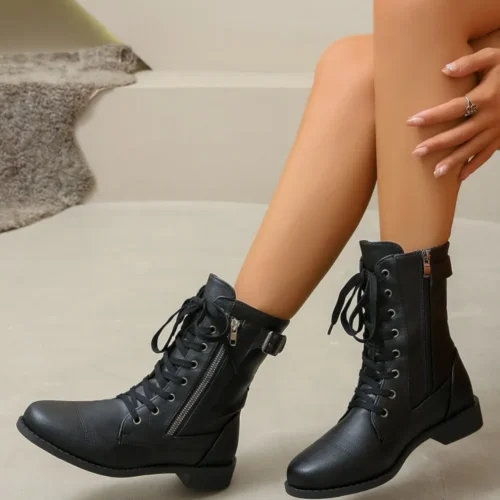 LaceUp Luxe Boots