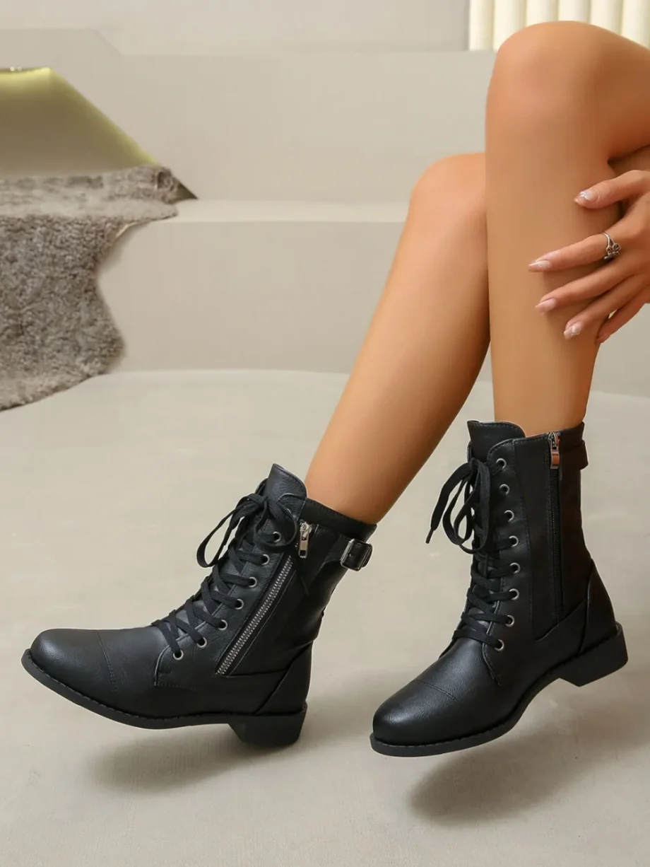 LaceUp Luxe Boots