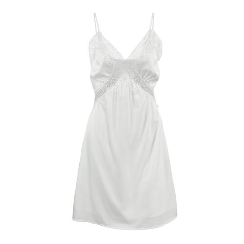 Lace design slim fit dress camisole