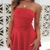 Layered Tube Mini Dress