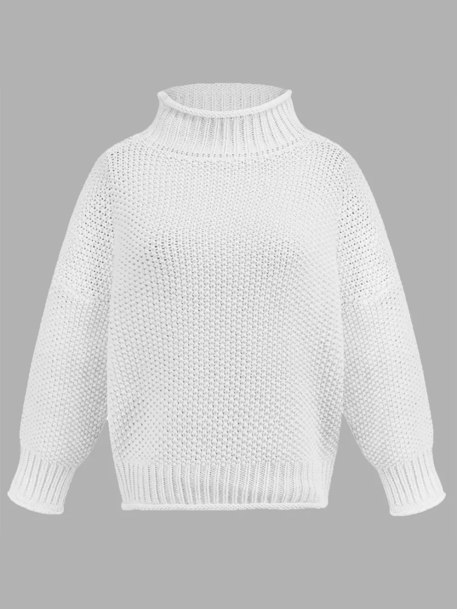 Cozy Turtleneck Knit Sweater