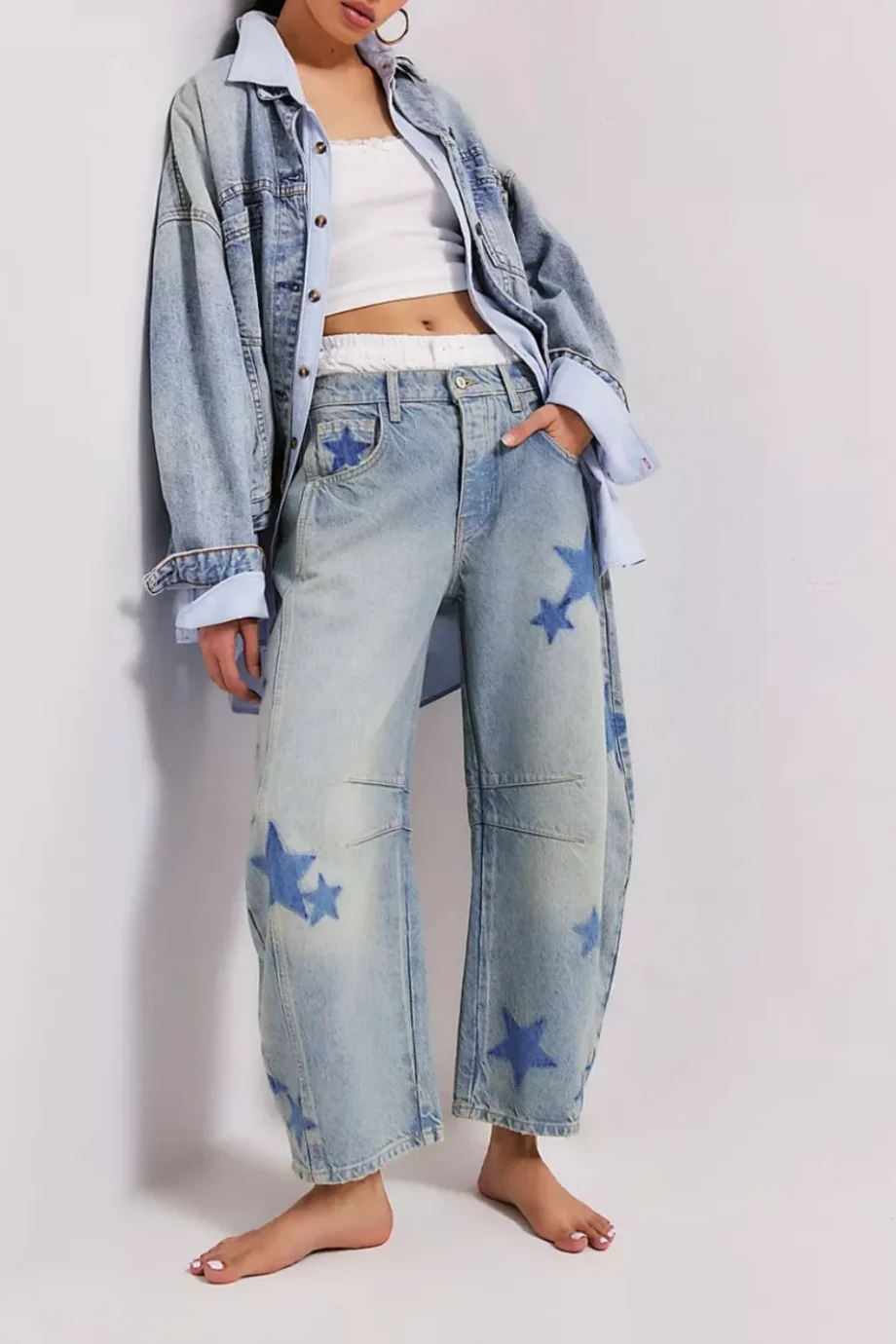 Stellar Wide-Leg Jeans
