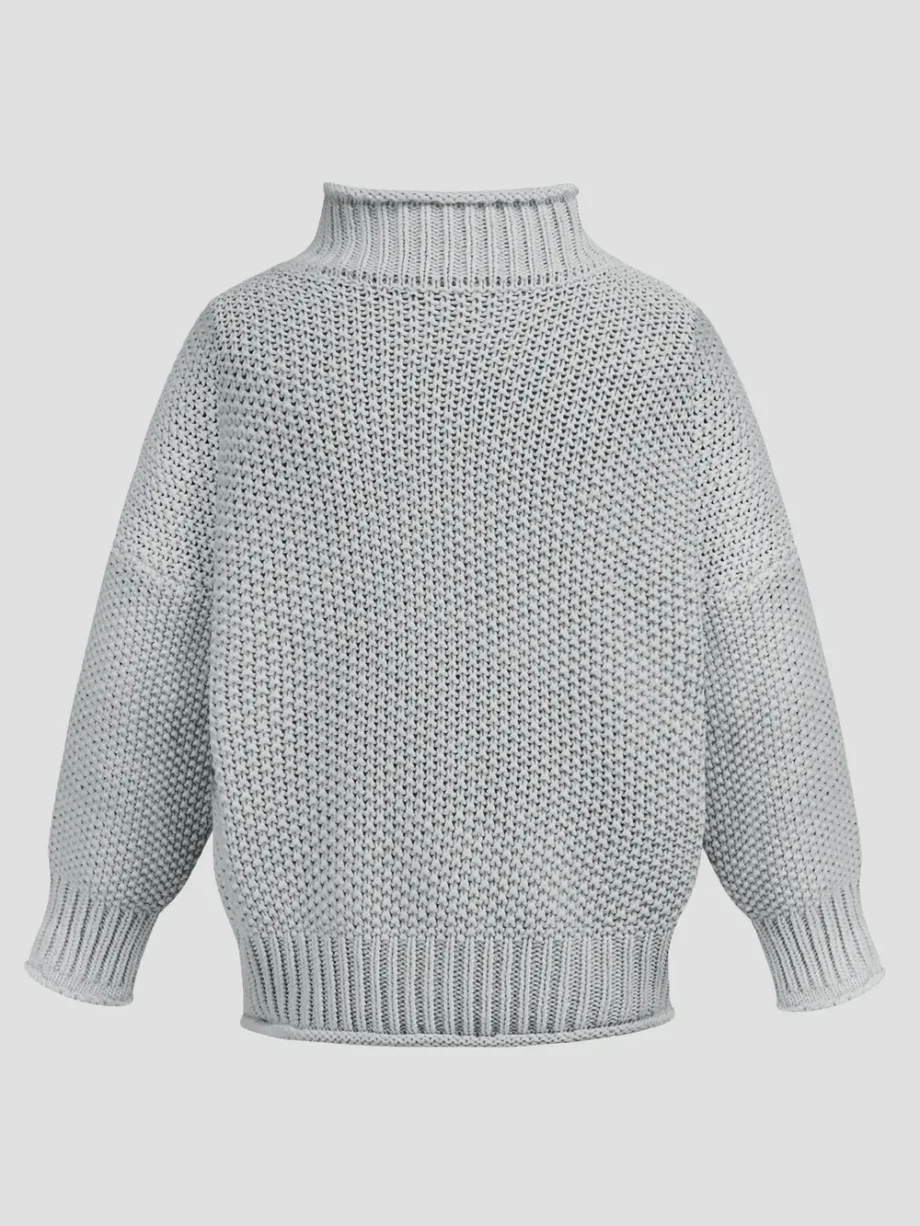 Cozy Turtleneck Knit Sweater