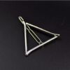 Minimalist Hollow Triangle Hair Clip