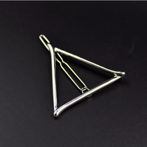 Minimalist Hollow Triangle Hair Clip